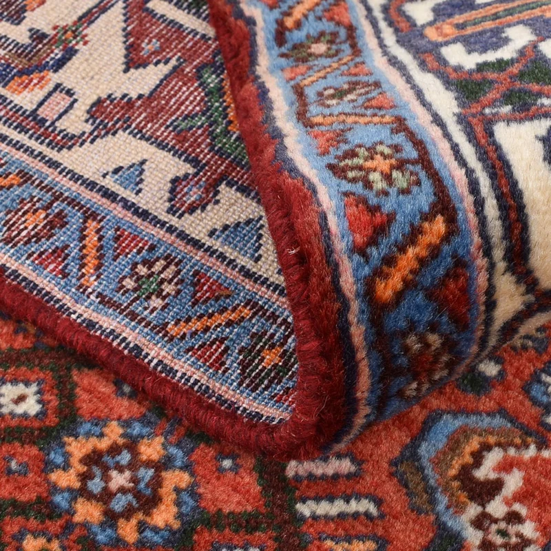 Hamadan Teppich 120x184cm - Perserteppich - mehrfarbig