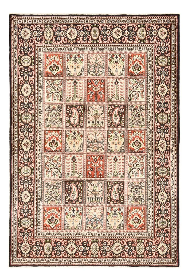 Ghom Teppich 132x195cm - Perserteppich - mehrfarbig
