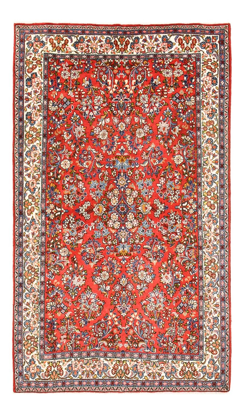 Sarough Teppich 127x207cm - Perserteppich - rot