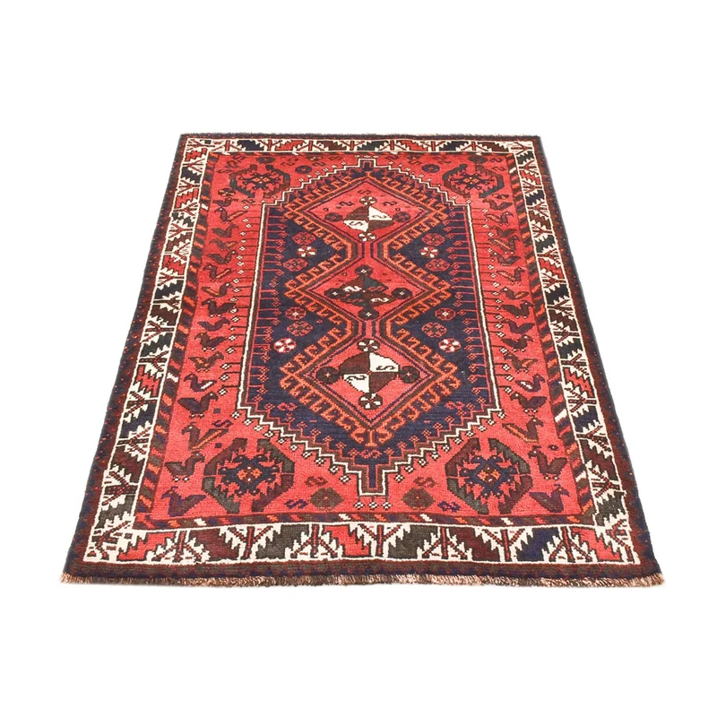 Perserteppich - Nomadic - 112 x 163 cm - rot