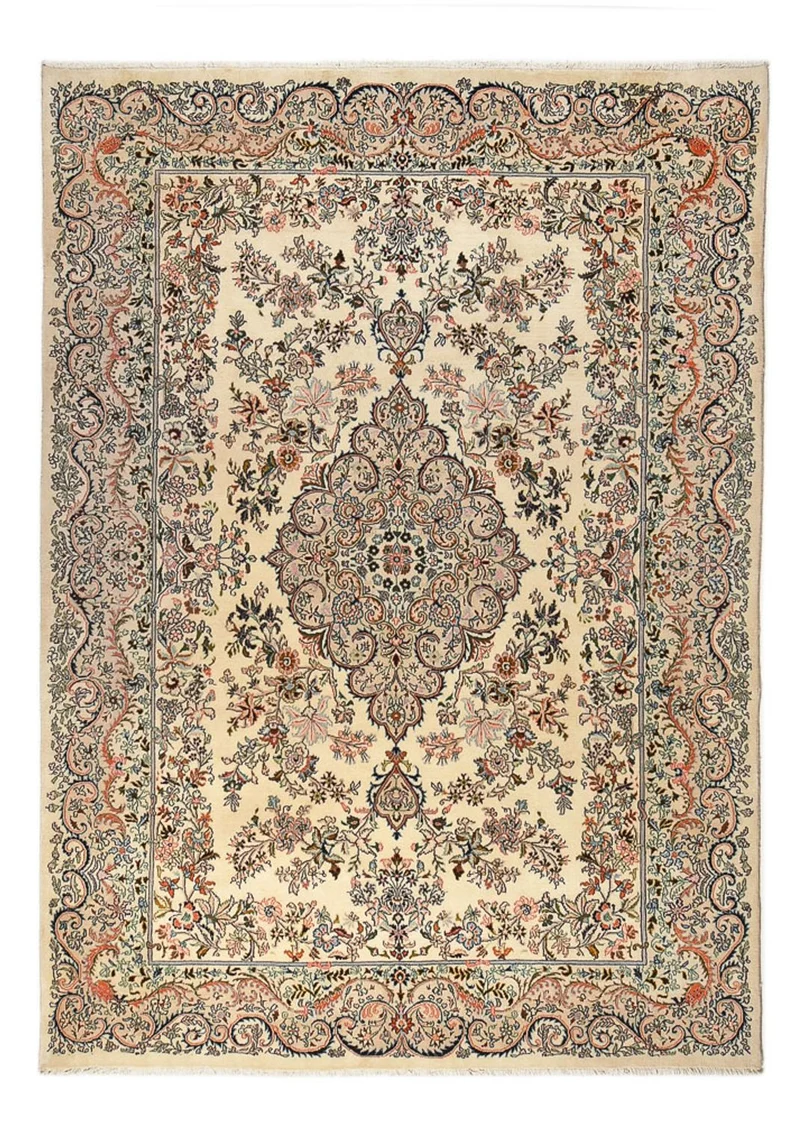 Kaschmar Teppich 240x338cm - Perserteppich - dunkelbeige