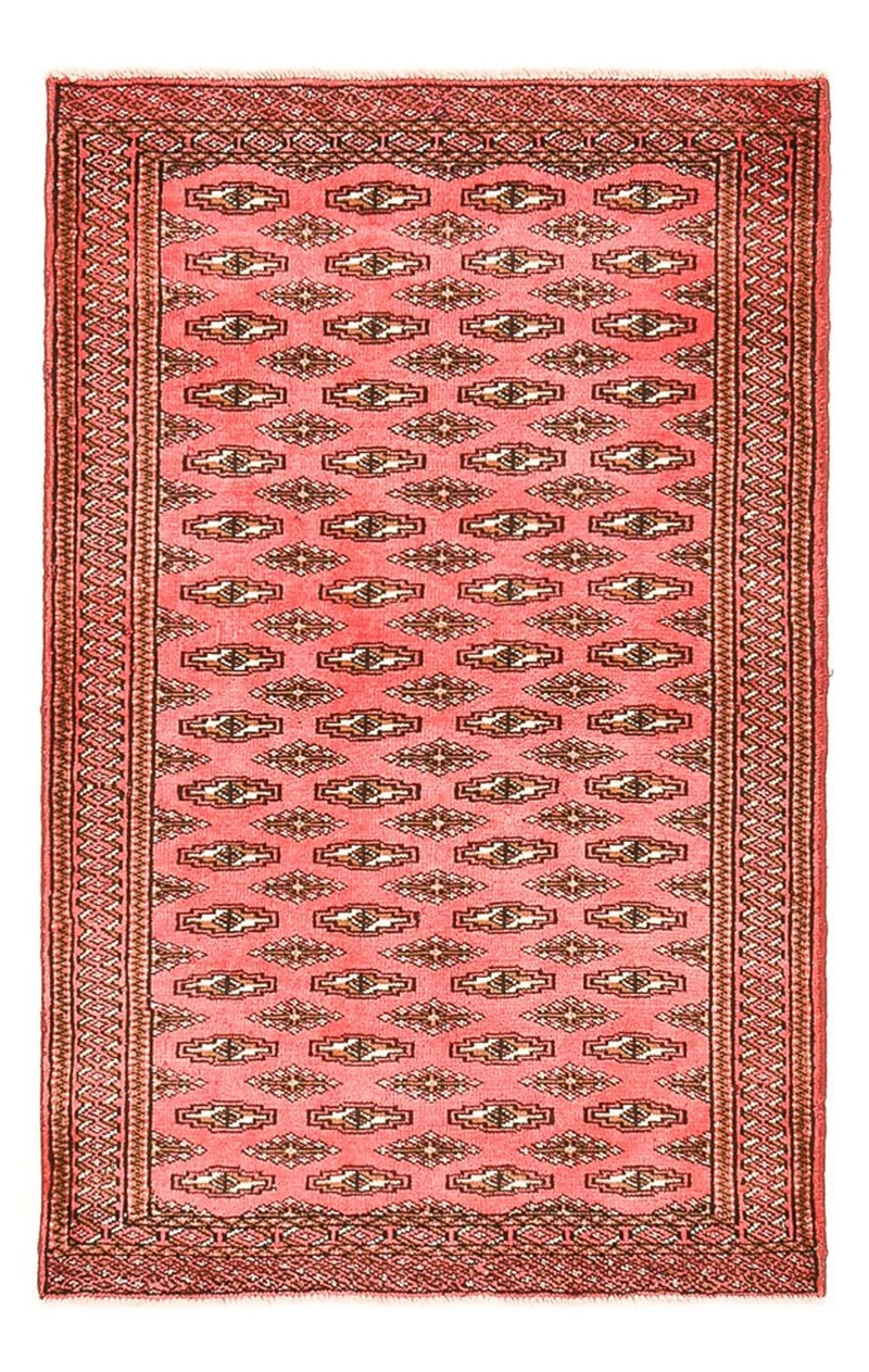Turkaman Teppich 93x147cm - Orientteppich - rot