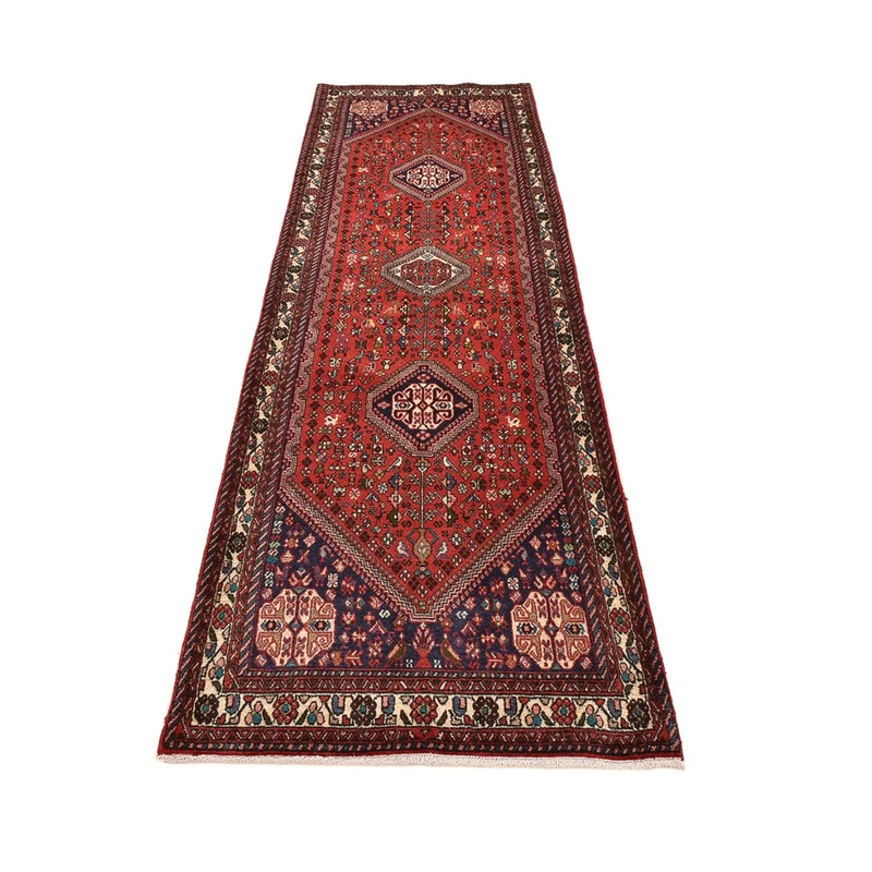 Abadeh Teppich 84x318cm - Perserteppich - rot