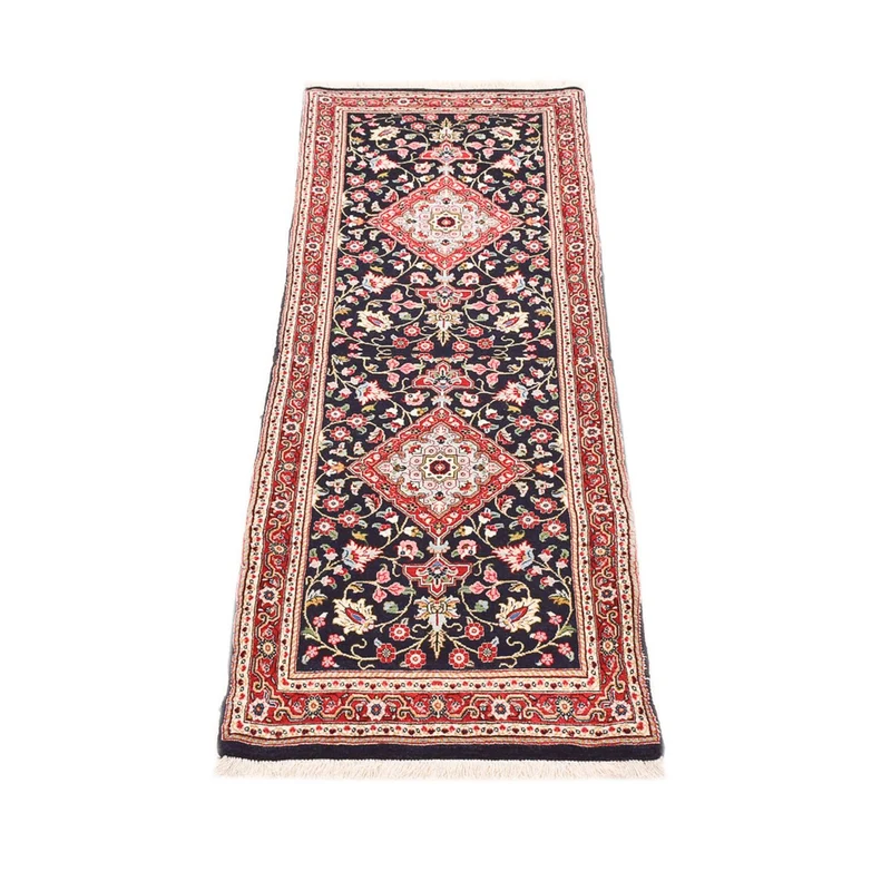 Ilam Teppich 55x182cm - Perserteppich - dunkelblau