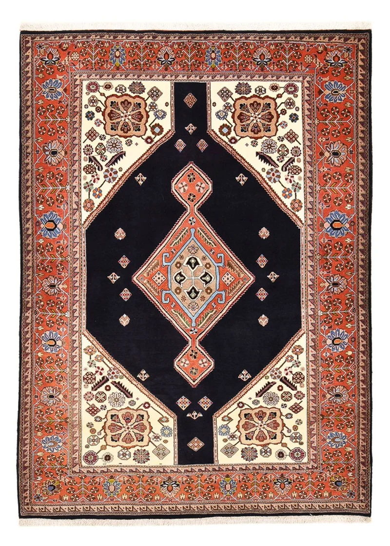 Kaschkuli Teppich 180x250cm - Perserteppich - dunkelblau