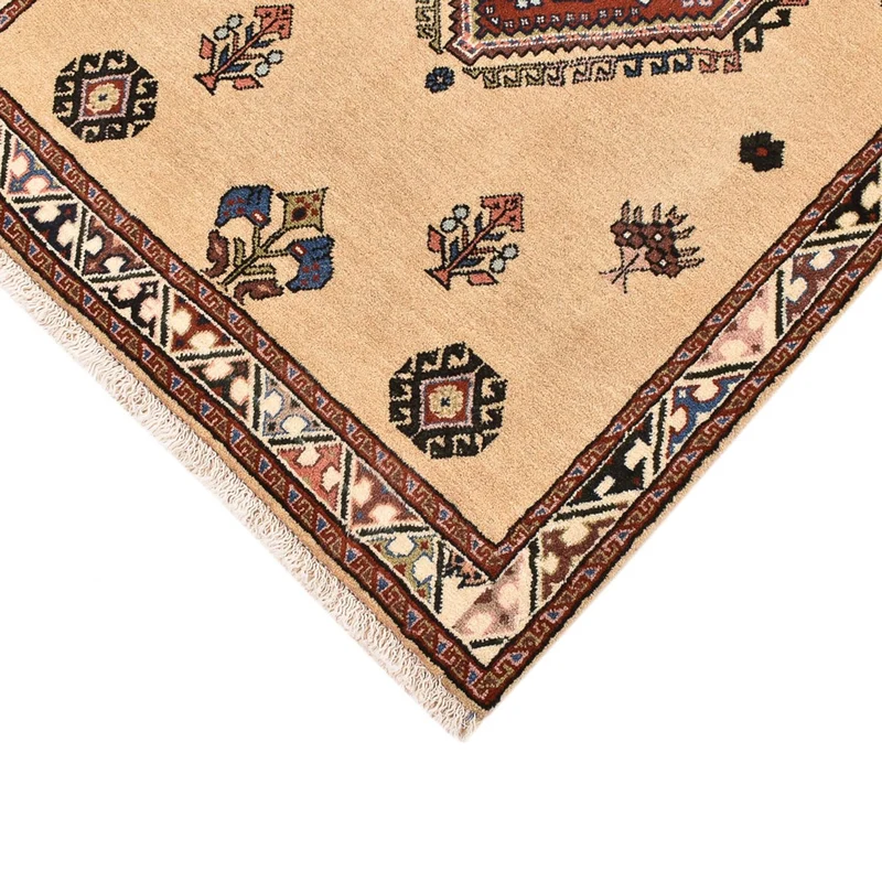 Kaschkuli Teppich 80x125cm - Perserteppich - hellbeige