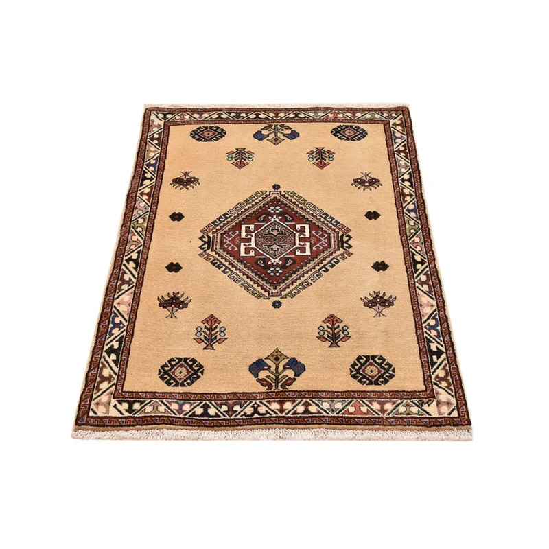 Kaschkuli Teppich 80x125cm - Perserteppich - hellbeige