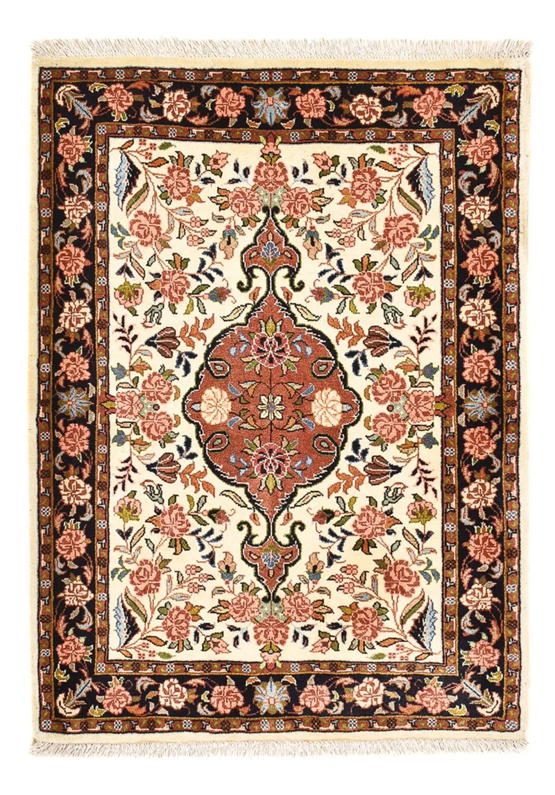Ghom Teppich 70x120cm - Perserteppich - mehrfarbig