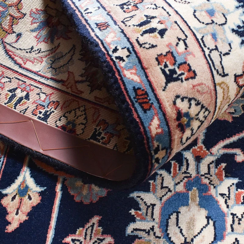 Maschad Teppich 192x285cm - Perserteppich - dunkelblau