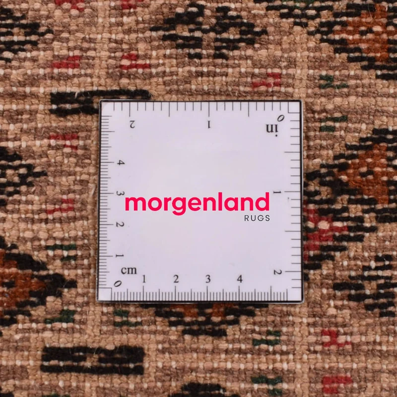 Turkaman Teppich 130x191cm - Orientteppich - dunkelbeige