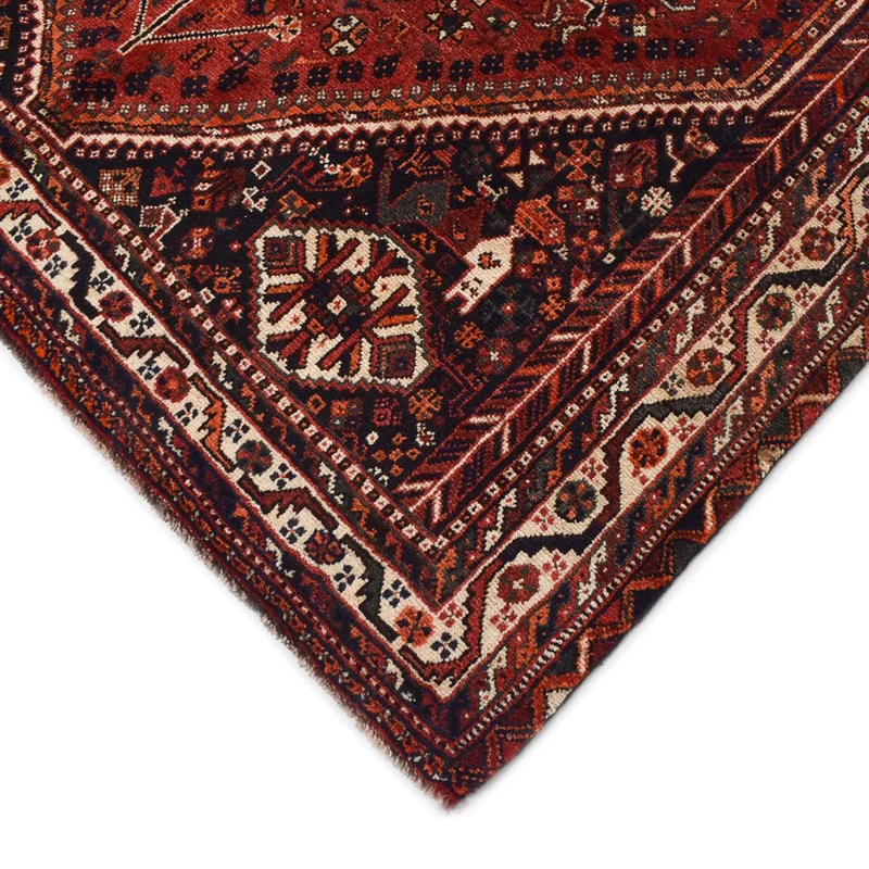 Shiraz Teppich 178x281cm - Perserteppich - rot
