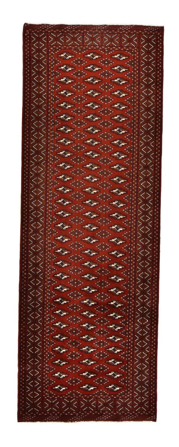 Turkaman Teppich 101x287cm - Orientteppich - rost