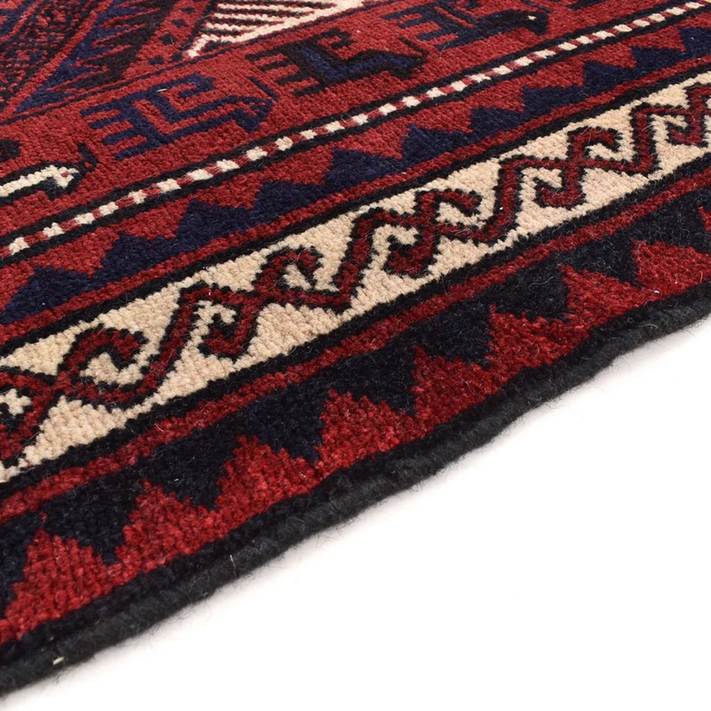 Hamadan Teppich 217x260cm - Perserteppich - bordeauxrot