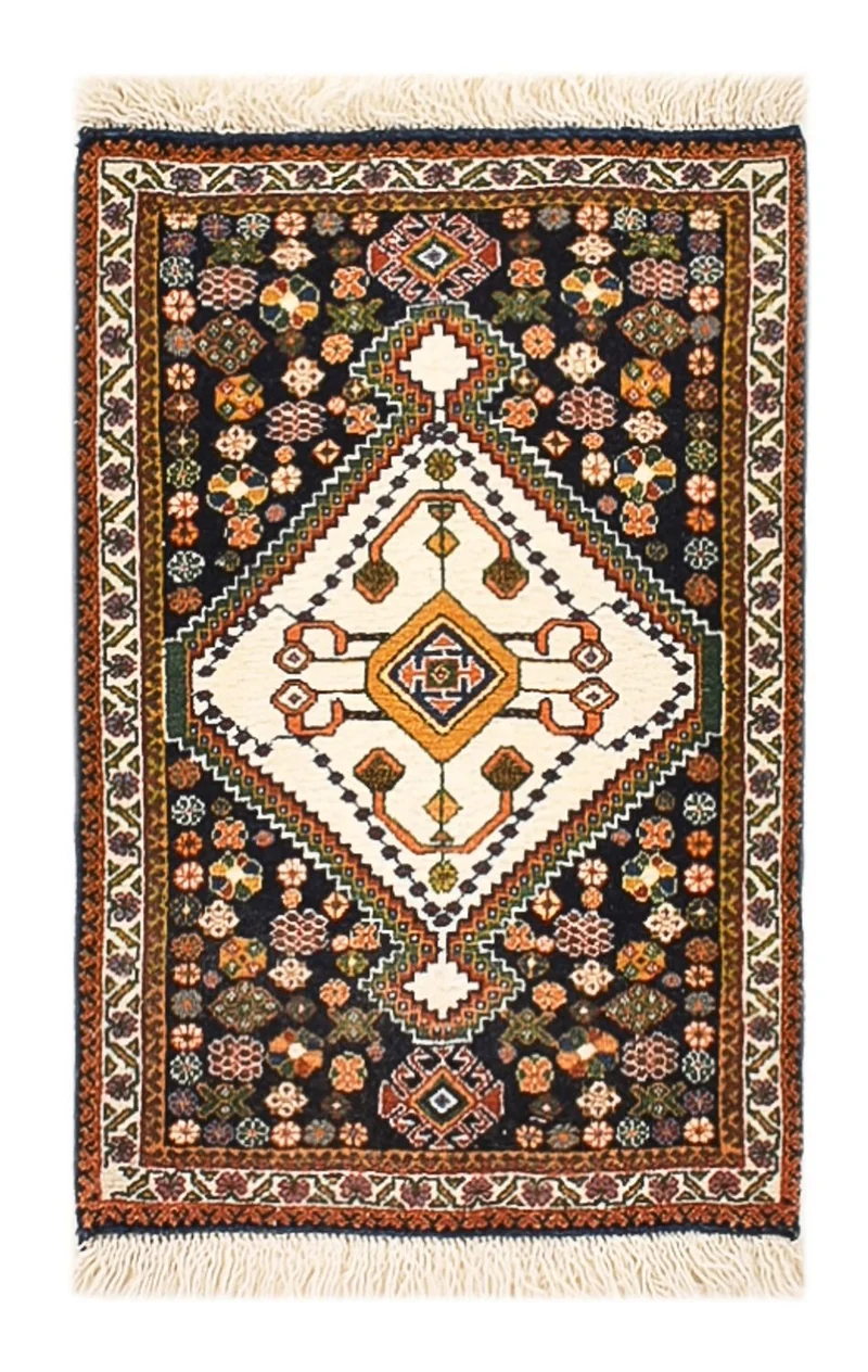 Kaschkuli Teppich 35x60cm - Perserteppich - mehrfarbig