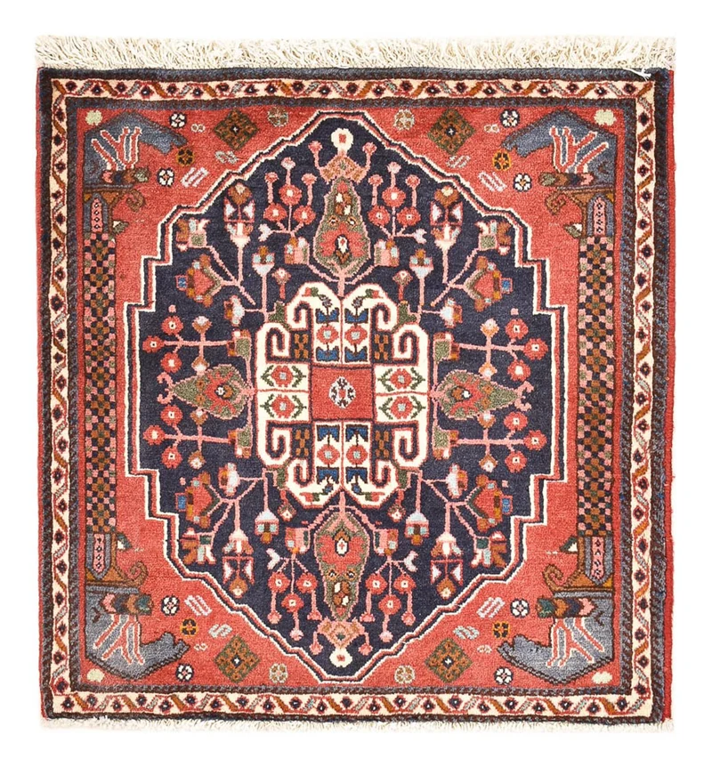 Abadeh Teppich 35x60cm - Perserteppich - dunkelblau