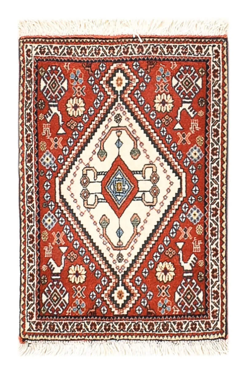 Kaschkuli Teppich 35x60cm - Perserteppich - rot
