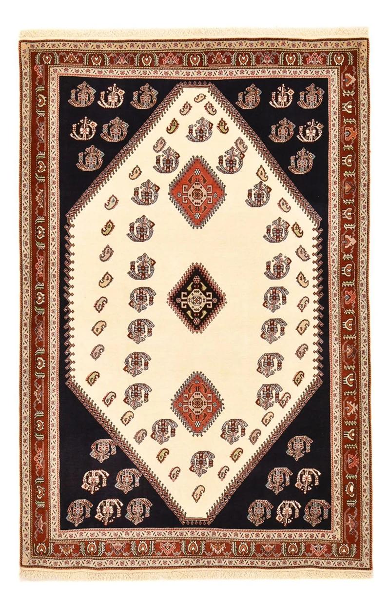 Ghashghai Teppich 150x237cm - Perserteppich - mehrfarbig