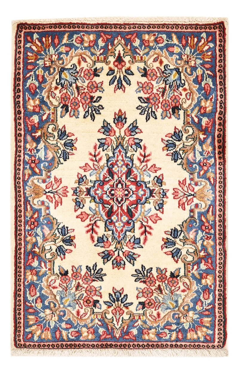 Rafsanjan Teppich 60x86cm - Perserteppich - mehrfarbig