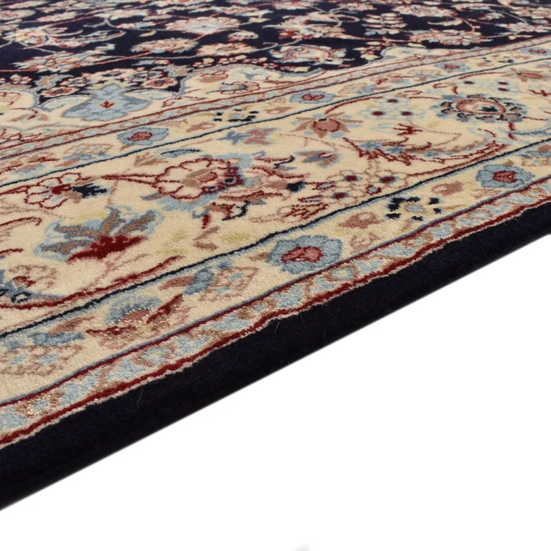 Nain - 9La Teppich 200x317cm - Perserteppich - dunkelblau