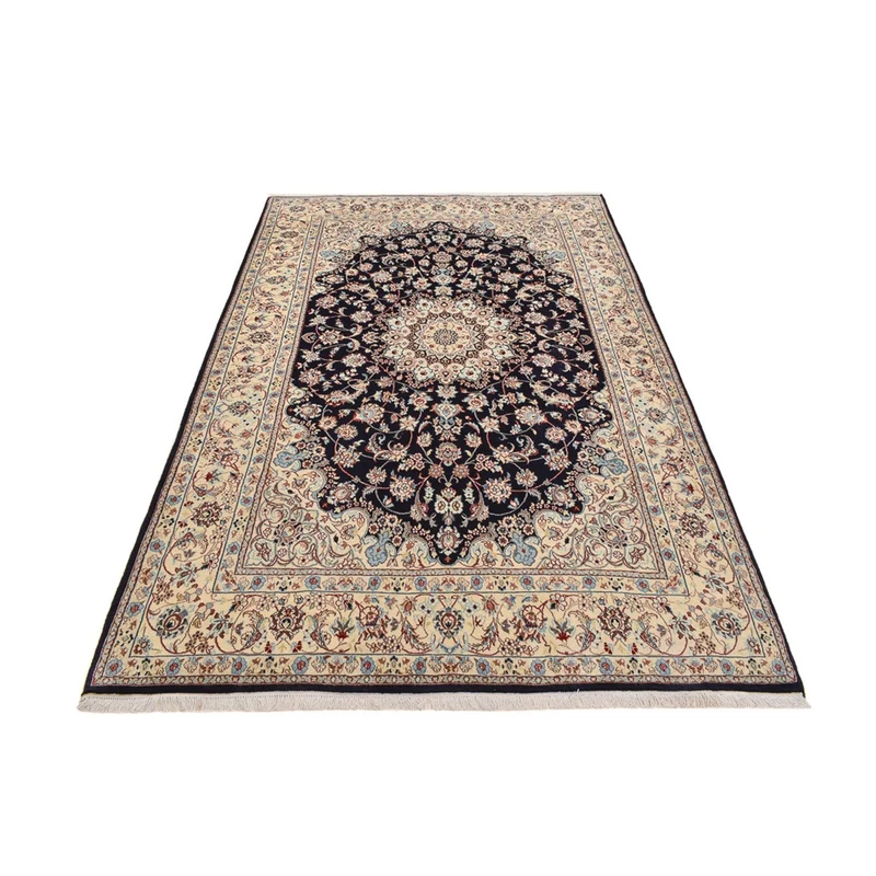 Nain - 9La Teppich 200x317cm - Perserteppich - dunkelblau