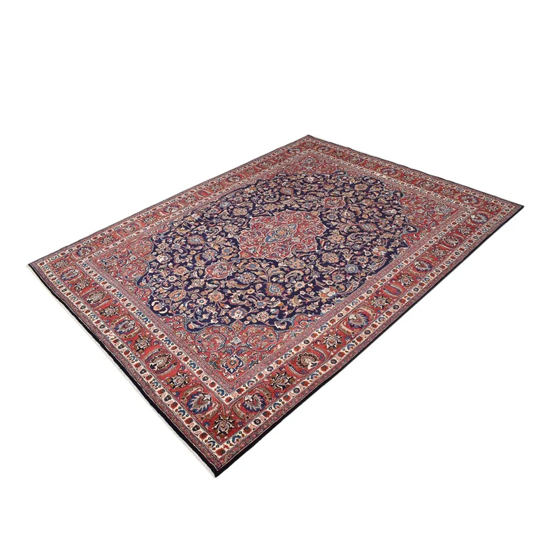 Maschad Teppich 293x374cm - Perserteppich - dunkelblau
