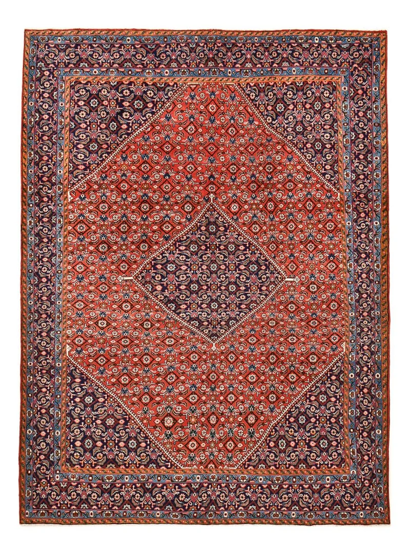 Keshan Teppich 283x385cm - Perserteppich - rot