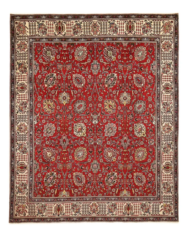 Täbriz Teppich 295x374cm - Perserteppich - rot