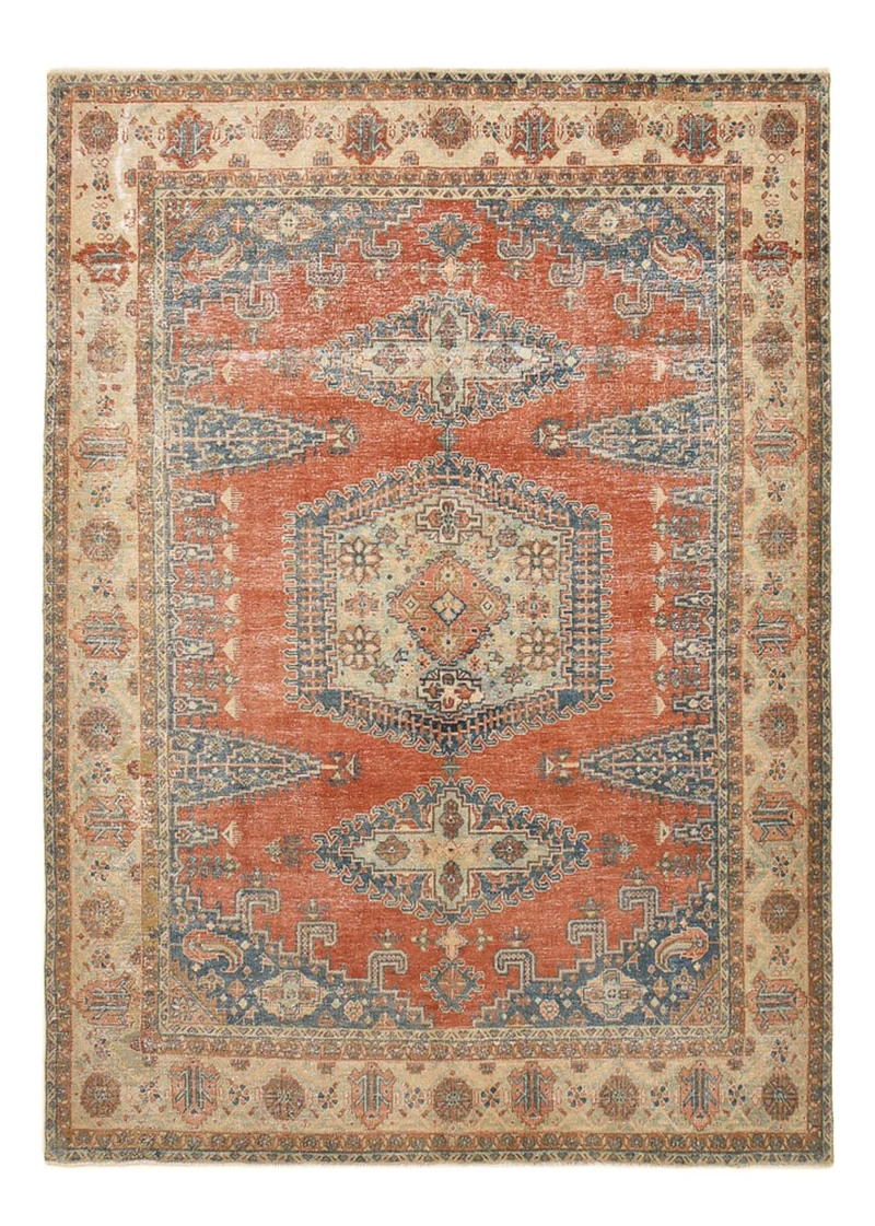 Vintage Teppich 241x348cm - rot