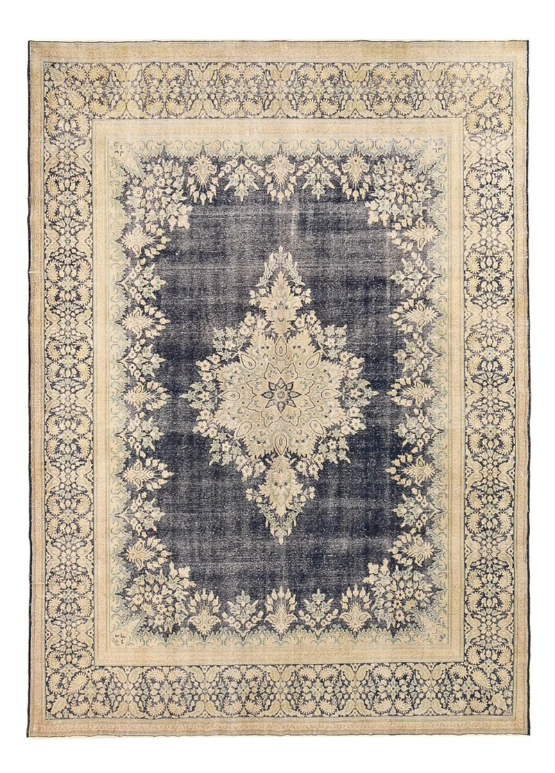 Vintage Teppich 292x406cm - dunkelblau