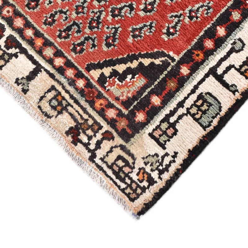 Hamadan Teppich 70x260cm - Perserteppich - rot