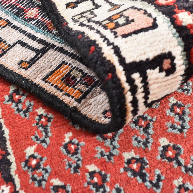 Hamadan Teppich 70x260cm - Perserteppich - rot