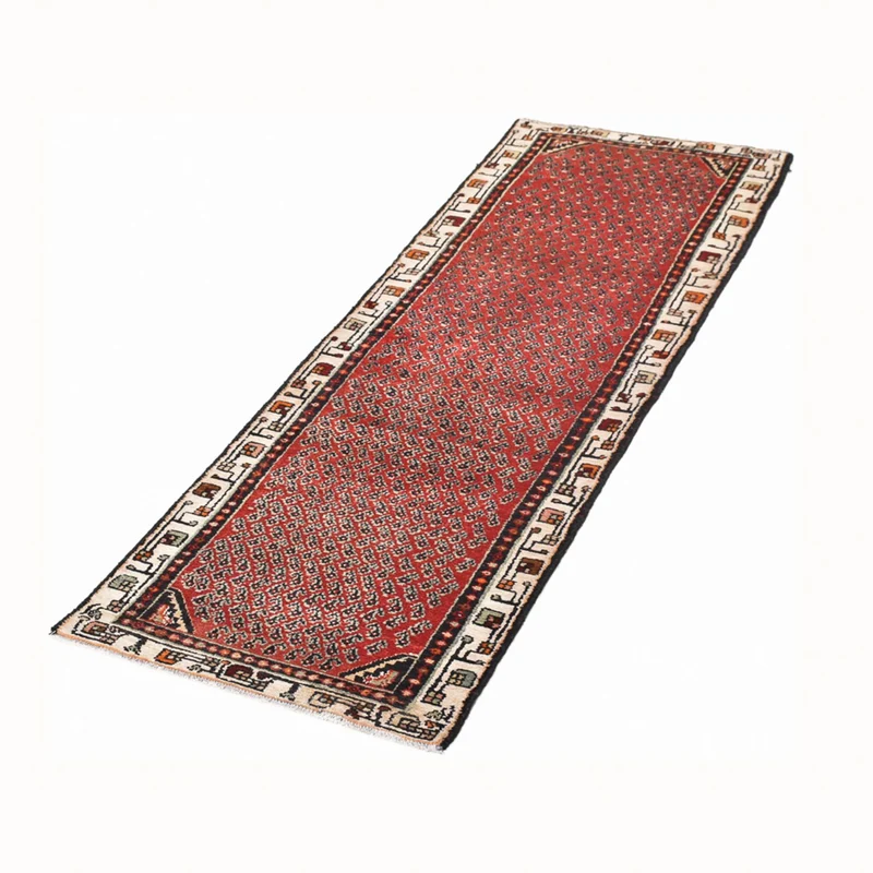 Hamadan Teppich 70x260cm - Perserteppich - rot