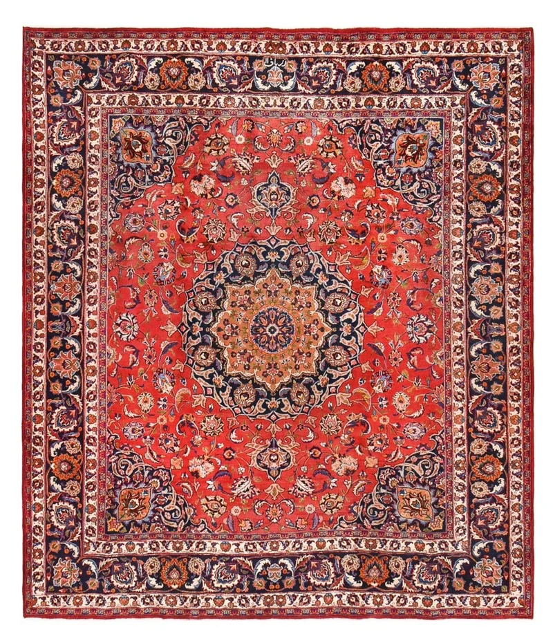 Maschad Teppich 303x340cm - Perserteppich - rot