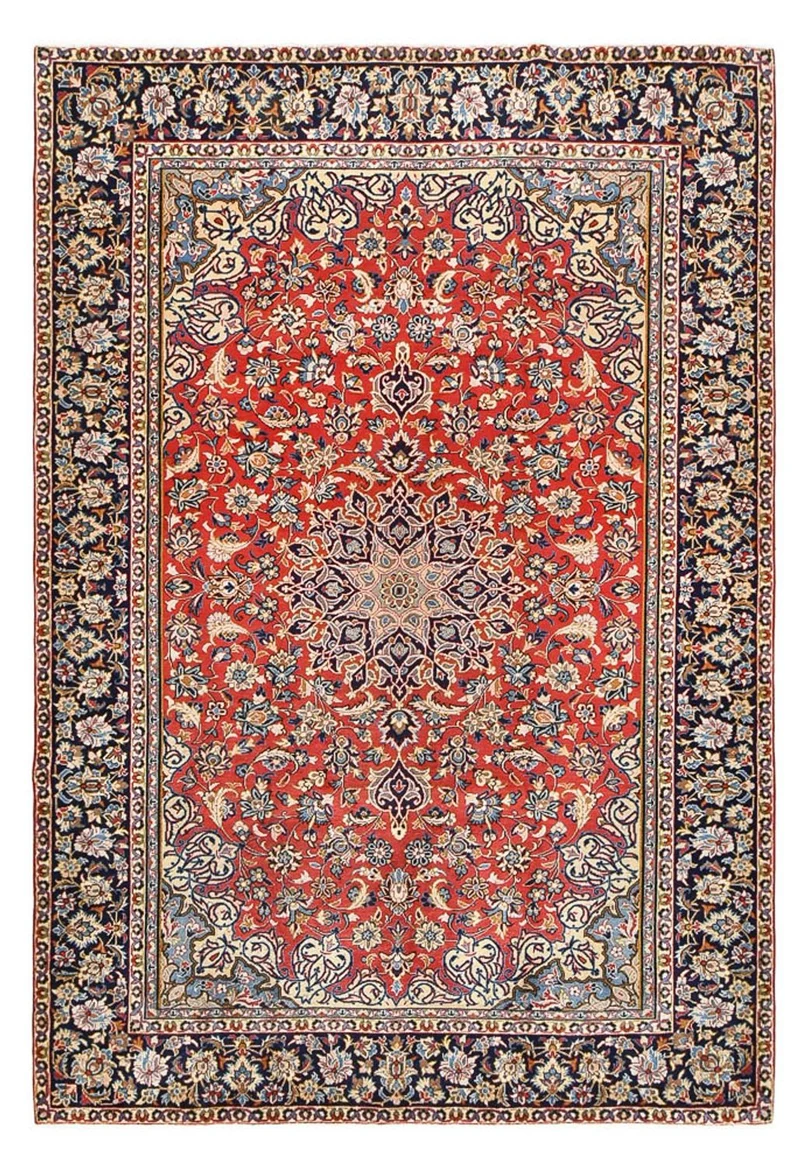 Maschad Teppich 264x350cm - Perserteppich - rot