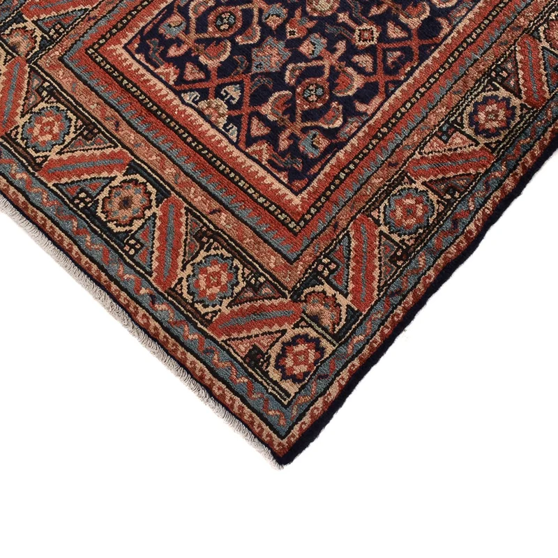 Hamadan Teppich 85x440cm - Perserteppich - dunkelbeige
