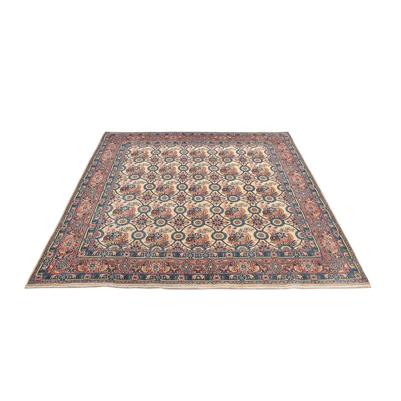 Keshan Teppich 195x192cm - Perserteppich - mehrfarbig