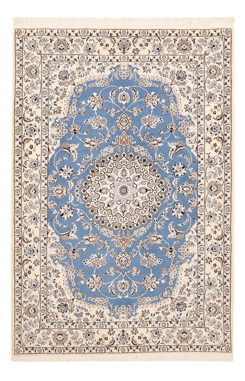 Nain - 9La Teppich 158x242cm - Perserteppich - blau