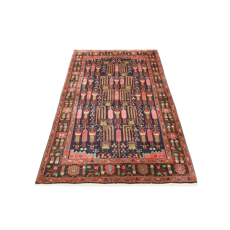 Hamadan Teppich 148x243cm - Perserteppich - hellrot
