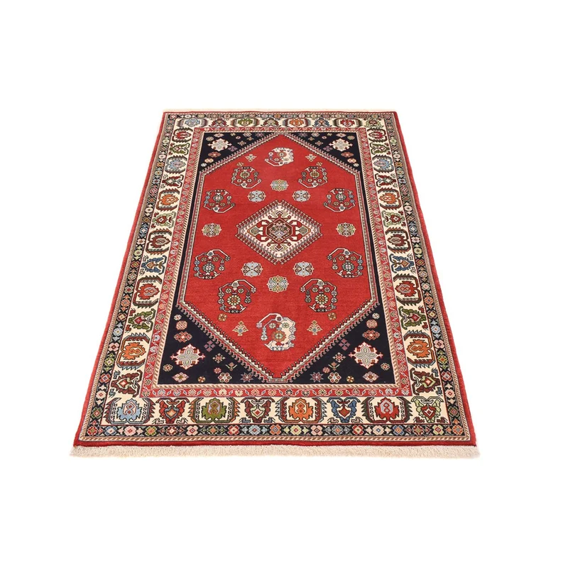 Kaschkuli Teppich 124x203cm - Perserteppich - rot