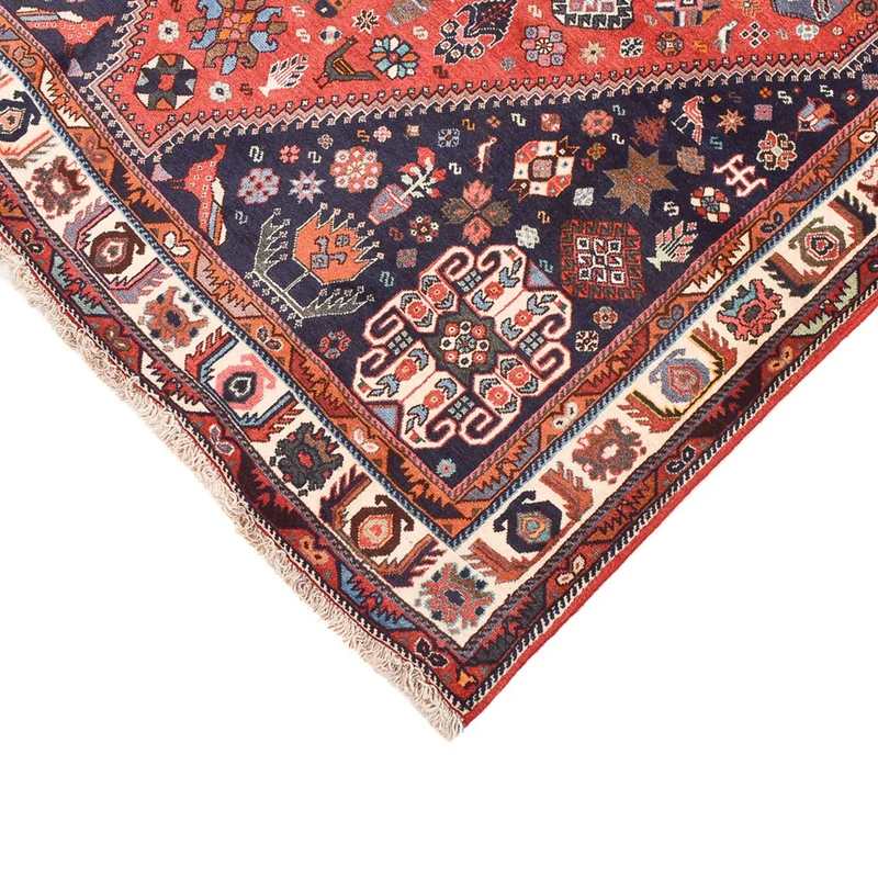 Gabbeh Teppich - Kaschkuli Perser - 155 x 255 cm - hellrot
