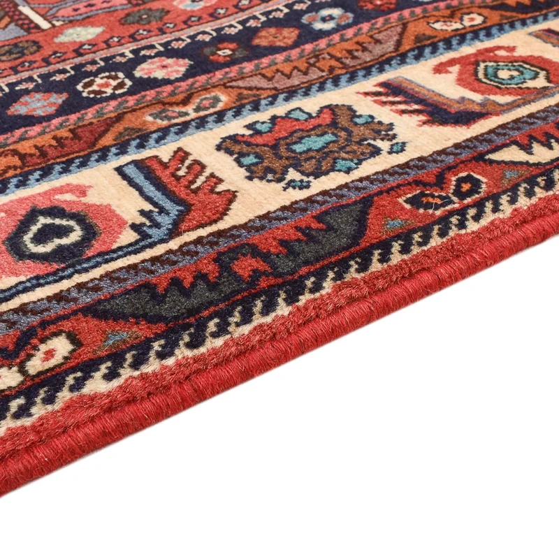 Gabbeh Teppich - Kaschkuli Perser - 155 x 255 cm - hellrot