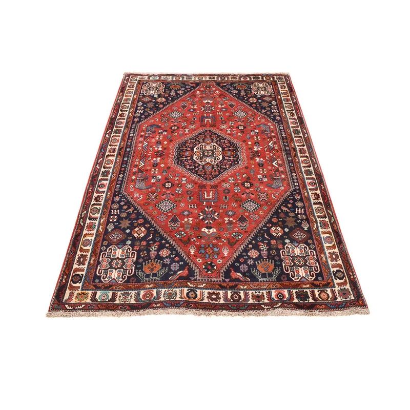Gabbeh Teppich - Kaschkuli Perser - 155 x 255 cm - hellrot