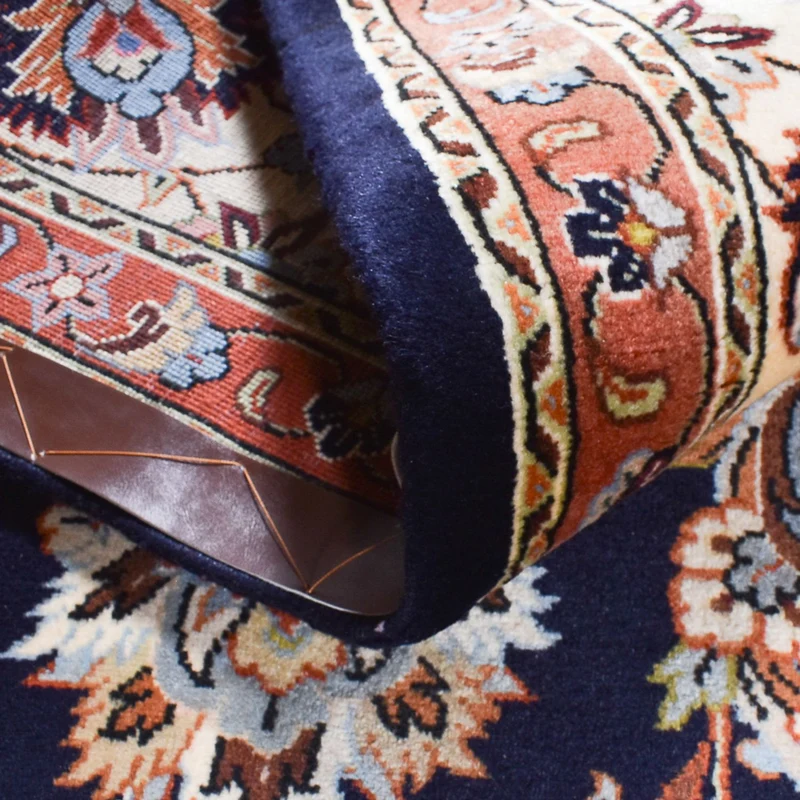 Maschad Teppich 211x307cm - Perserteppich - dunkelblau