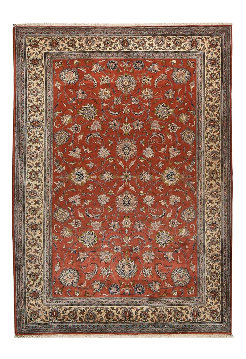 Sarough Teppich 202x292cm - Perserteppich - rot