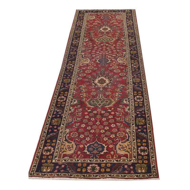 Täbriz Teppich 72x306cm - Perserteppich - rot