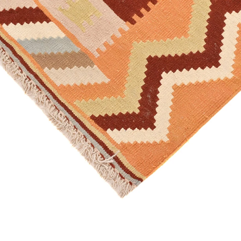 Kelim Fars Teppich 106x147cm - mehrfarbig