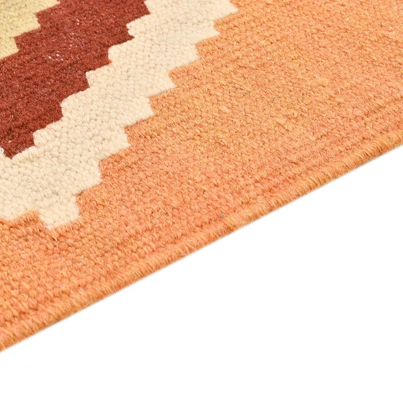 Kelim Fars Teppich 106x147cm - mehrfarbig