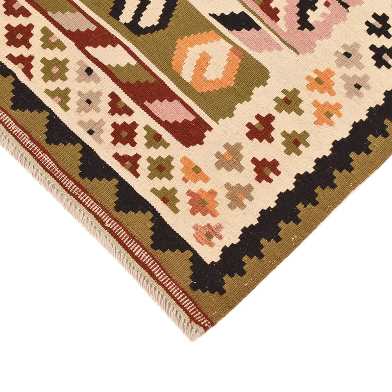Kelim Fars Teppich 102x147cm - mehrfarbig