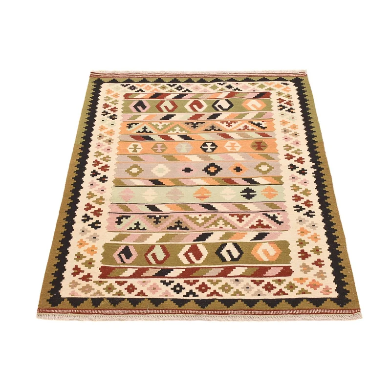 Kelim Fars Teppich 102x147cm - mehrfarbig