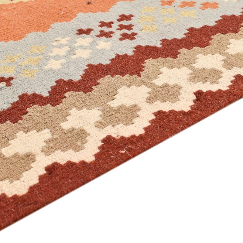 Kelim Fars Teppich 106x146cm - mehrfarbig